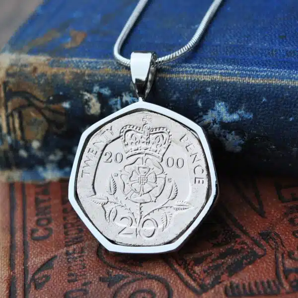 1965 Lucky Sixpence Coin Cufflinks