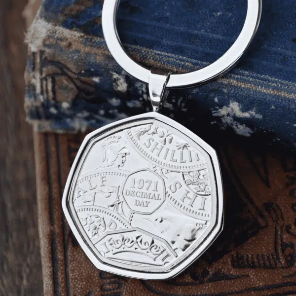 1965 Lucky Sixpence Coin Cufflinks